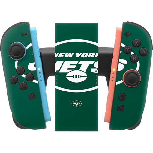 NFL New York Jets Large Logo Nintendo Switch 2 (2025) Joy-Con Controller Skin