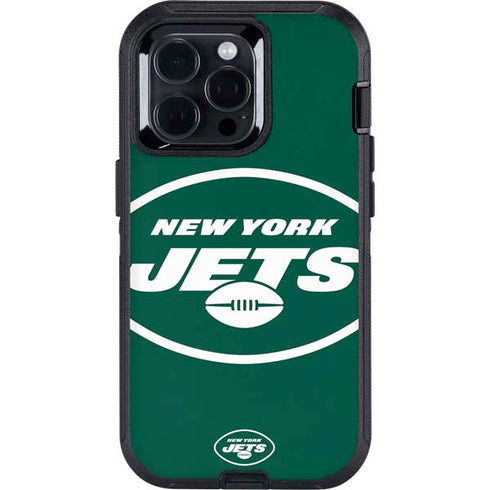 NFL New York Jets Large Logo Otterbox Defender iPhone Skin