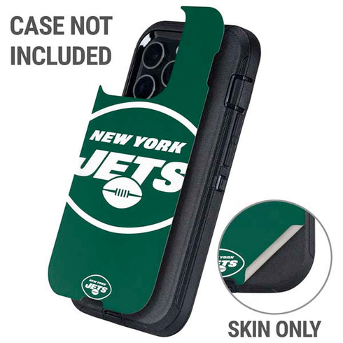 NFL New York Jets Large Logo Otterbox Defender iPhone Skin