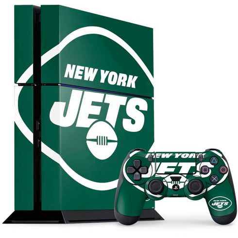 NFL New York Jets Large Logo PlayStation PS4 Skins