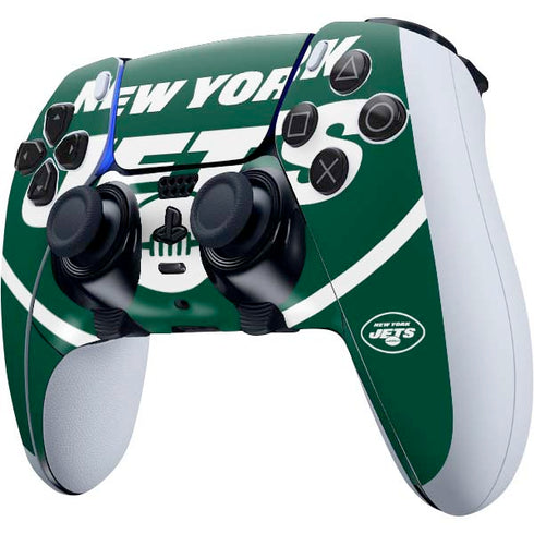 NFL New York Jets Large Logo PS5 DualSense Edge Pro Controller Skin