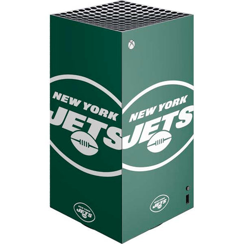 NFL New York Jets Large Logo XBox Series X Digital Edition Console Skin