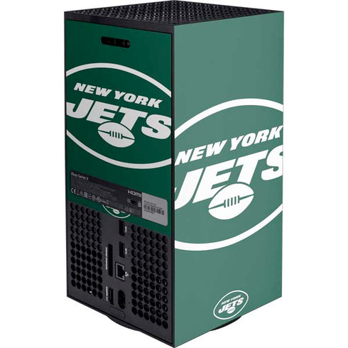 NFL New York Jets Large Logo XBox Series X Digital Edition Console Skin