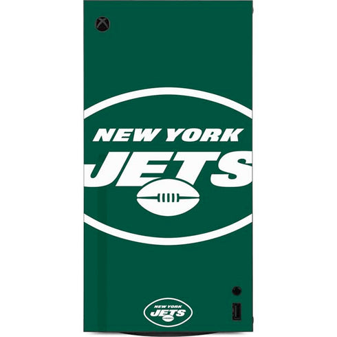 NFL New York Jets Large Logo XBox Series X Digital Edition Console Skin