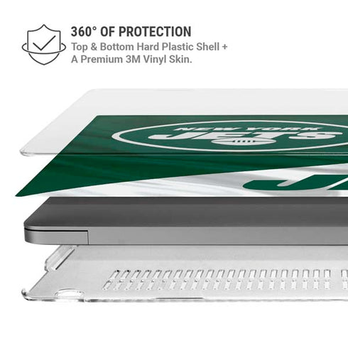 NFL New York Jets MacBook Pro 14in (2021-24) Case plus Skin