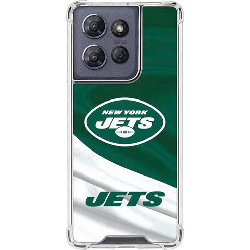NFL New York Jets Moto G 5G (2025) Clear Case