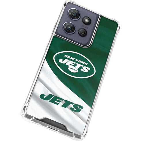NFL New York Jets Moto G 5G (2025) Clear Case