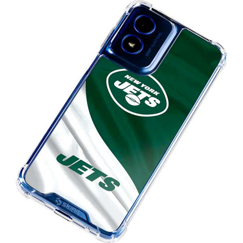 NFL New York Jets Moto G 5G (2024) Clear Case