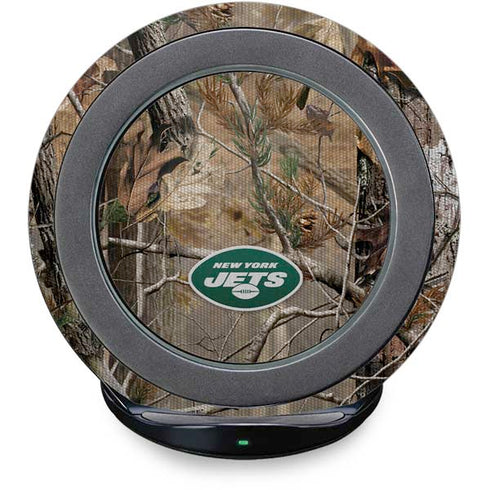 NFL New York Jets Realtree AP Camo Fast Charge Wireless Charging Stand Skin