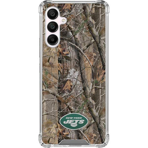 NFL New York Jets Realtree AP Camo Galaxy A16 5G Clear Case