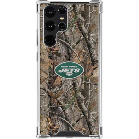 NFL New York Jets Realtree AP Camo Galaxy S23 Ultra Clear Case