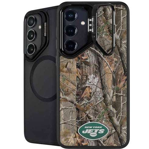 NFL New York Jets Realtree AP Camo Galaxy S24 Plus Kickstand Case