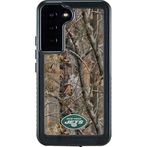 NFL New York Jets Realtree AP Camo Galaxy S24 Plus Waterproof Case