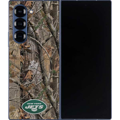 NFL New York Jets Realtree AP Camo Galaxy Z Fold6 Skin