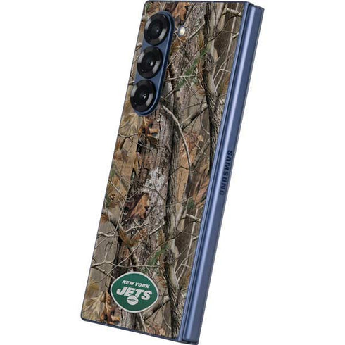 NFL New York Jets Realtree AP Camo Galaxy Z Fold6 Skin