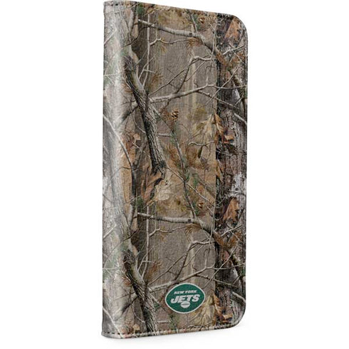NFL New York Jets Realtree AP Camo iPhone 15 Plus Folio Case