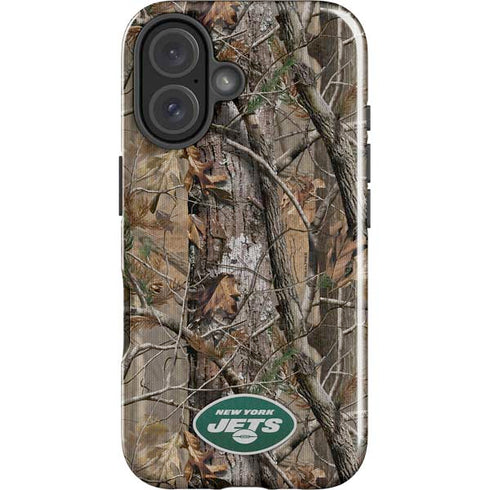 NFL New York Jets Realtree AP Camo iPhone 16 Impact Case