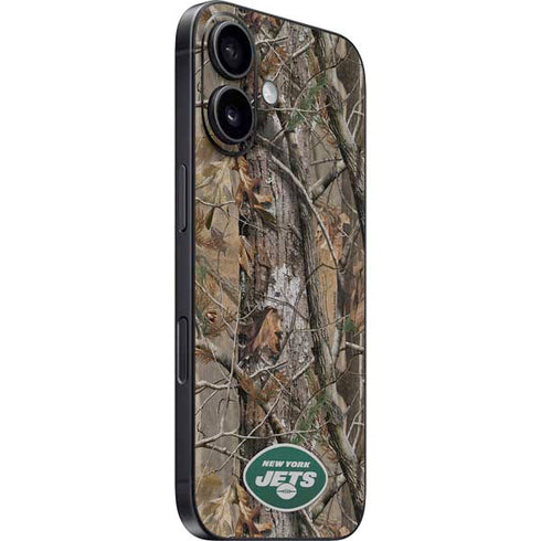 NFL New York Jets Realtree AP Camo iPhone 16 Plus Skin