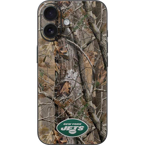NFL New York Jets Realtree AP Camo iPhone 16 Skin