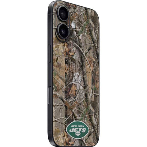 NFL New York Jets Realtree AP Camo iPhone 16 Skin