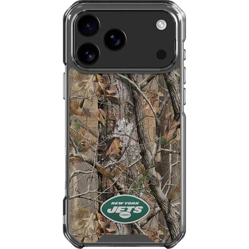 NFL New York Jets Realtree AP Camo iPhone 18 Pro Max Clear Case