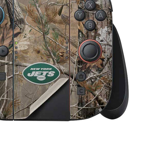 NFL New York Jets Realtree AP Camo Nintendo Switch 2 (2025) Joy-Con Controller Skin