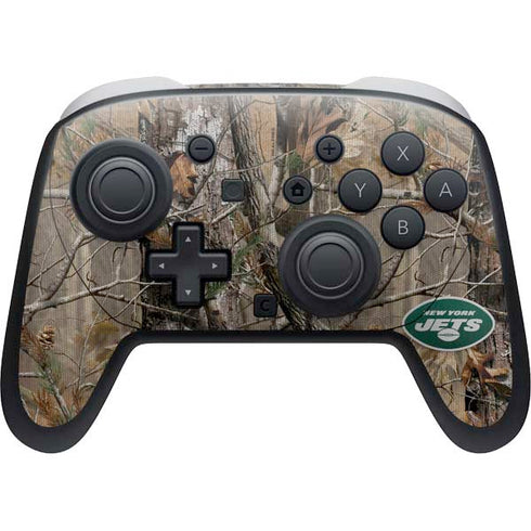 NFL New York Jets Realtree AP Camo Nintendo Switch 2 (2025) Pro Controller Skin