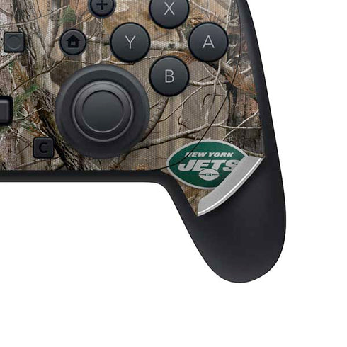 NFL New York Jets Realtree AP Camo Nintendo Switch 2 (2025) Pro Controller Skin