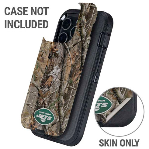 NFL New York Jets Realtree AP Camo Otterbox Defender iPhone Skin