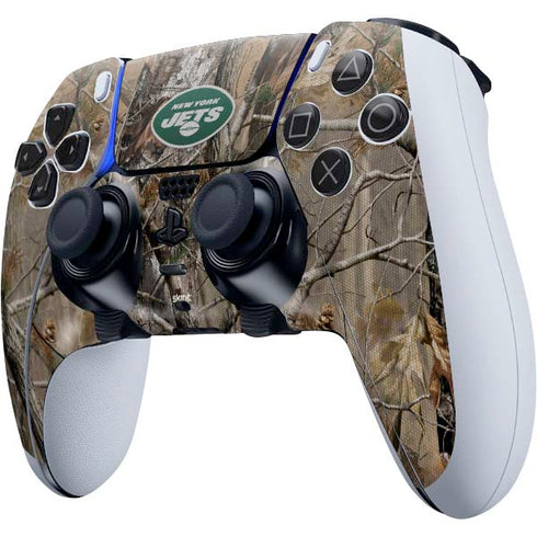 NFL New York Jets Realtree AP Camo PS5 DualSense Edge Pro Controller Skin
