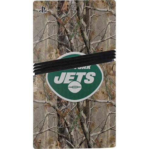 NFL New York Jets Realtree AP Camo PS5 Pro Console Skin