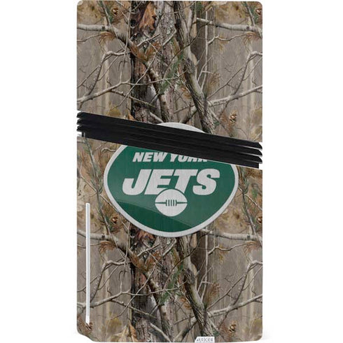 NFL New York Jets Realtree AP Camo PS5 Pro Disk Bundle Skin