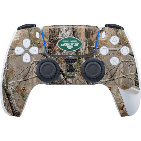 NFL New York Jets Realtree AP Camo PS5 Pro Disk Bundle Skin
