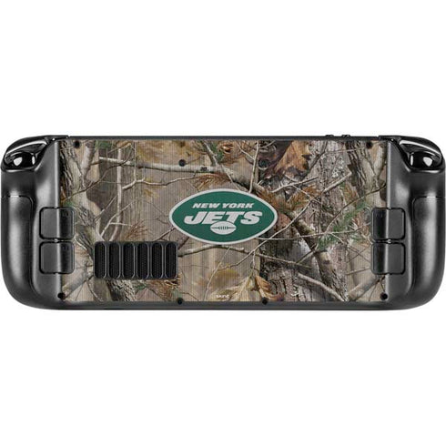 NFL New York Jets Realtree AP Camo Steam Deck Handheld Gaming Computer Skin