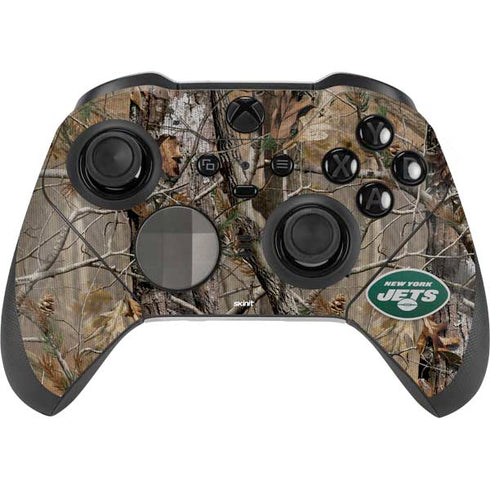 NFL New York Jets Realtree AP Camo Xbox Elite Wireless Controller Series 2 Skin