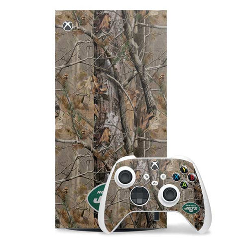 NFL New York Jets Realtree AP Camo Xbox Series X Skins