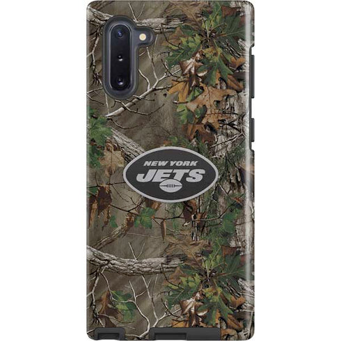 NFL New York Jets Realtree Xtra Green Camo Galaxy Note 10 Pro Case