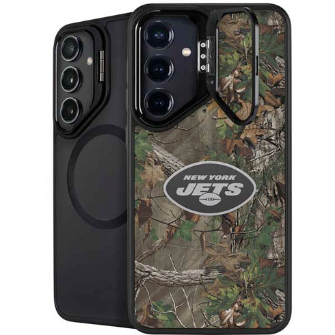 NFL New York Jets Realtree Xtra Green Camo Galaxy S25 Kickstand Case