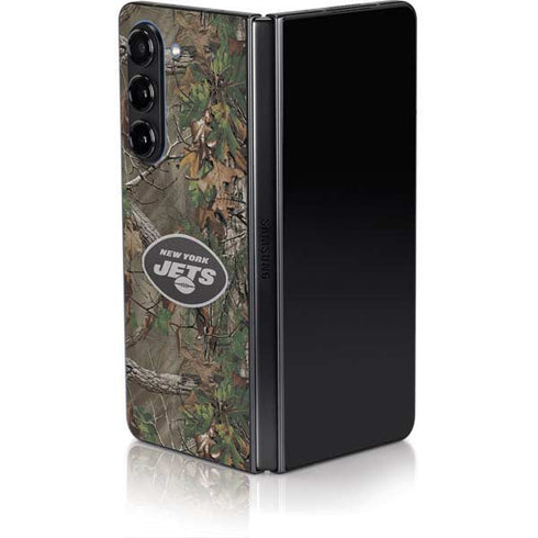 NFL New York Jets Realtree Xtra Green Camo Galaxy Z Fold5 5G Skin