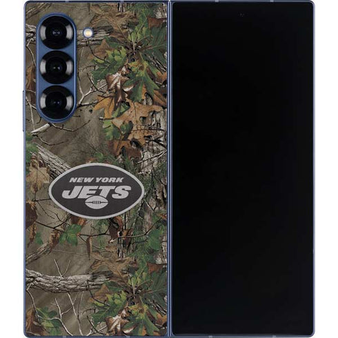 NFL New York Jets Realtree Xtra Green Camo Galaxy Z Fold6 Skin