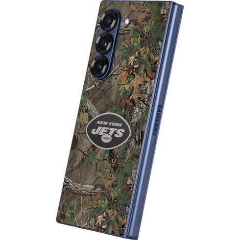 NFL New York Jets Realtree Xtra Green Camo Galaxy Z Fold6 Skin