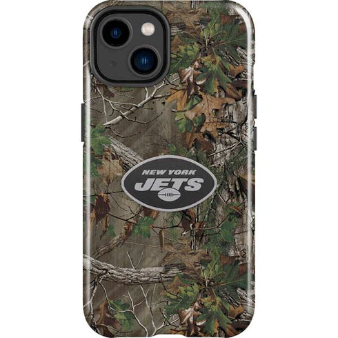 NFL New York Jets Realtree Xtra Green Camo iPhone 15 Impact Case