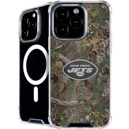 NFL New York Jets Realtree Xtra Green Camo iPhone 16 Pro MagSafe Case