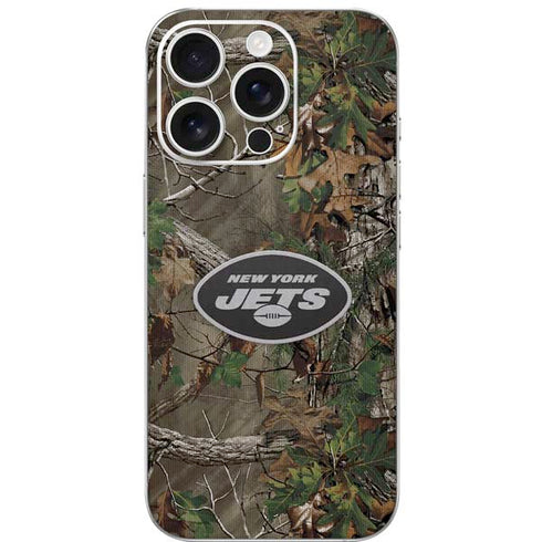 NFL New York Jets Realtree Xtra Green Camo iPhone 16 Pro Skin
