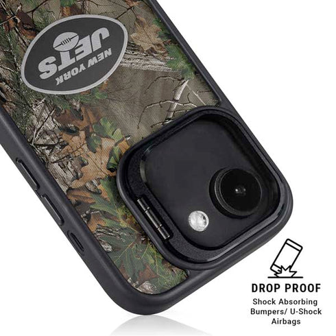 NFL New York Jets Realtree Xtra Green Camo iPhone 16e Kickstand Case