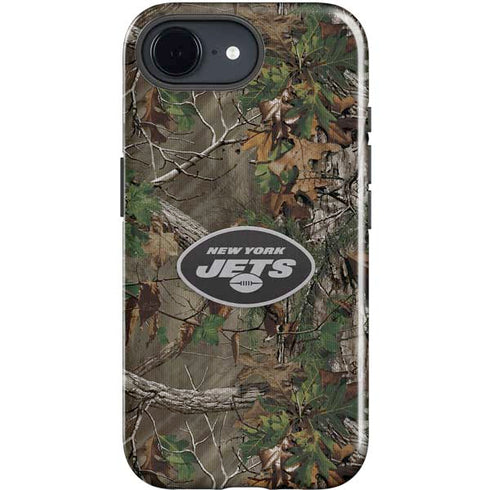 NFL New York Jets Realtree Xtra Green Camo iPhone 16e Impact Case