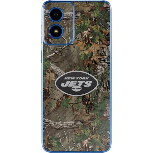 NFL New York Jets Realtree Xtra Green Camo Moto G Play 4G (2024) Skin