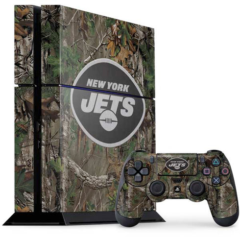 NFL New York Jets Realtree Xtra Green Camo PlayStation PS4 Skins