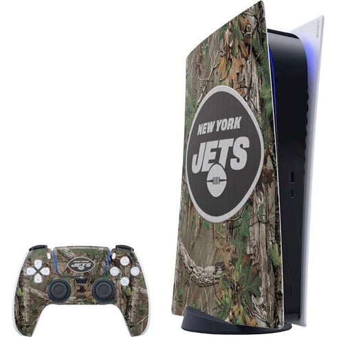 NFL New York Jets Realtree Xtra Green Camo PlayStation PS5 Skins