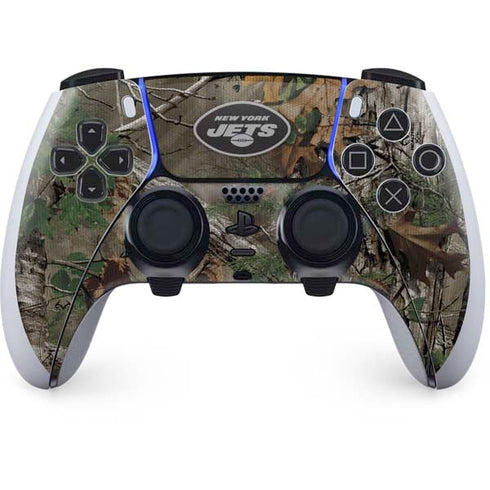 NFL New York Jets Realtree Xtra Green Camo PlayStation PS5 Skins